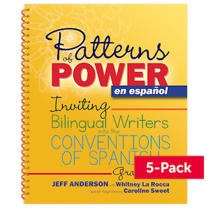 Patterns of Power en español © 2019 Grades 1–5 Teacher Resource Book (5-Pack)