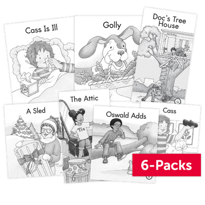 The Superkids Foundational Skills Kit © 2020 Grade K Take-Home Decodable Books Student Set 6-Pack