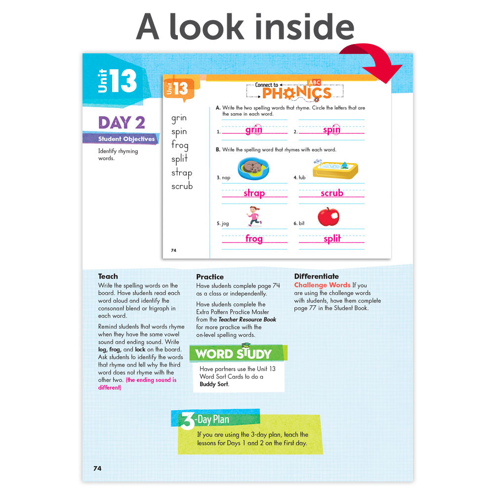 Spelling Connections: A Word Study Approach © 2022 Grade 1 Teacher