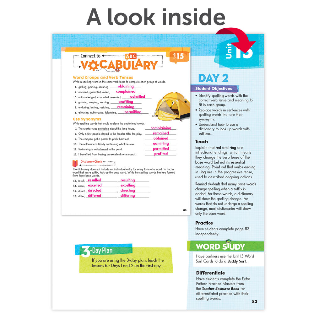 Spelling Connections: A Word Study Approach © 2022 Grade 6 Teacher
