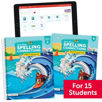 Spelling Connections: A Word Study Approach © 2022 Grade 6 Classroom Package Small