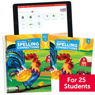 Spelling Connections: A Word Study Approach © 2022 Grade 1 Classroom Package Large