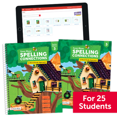 Spelling Connections: A Word Study Approach © 2022 Grade 3 Classroom Package Large