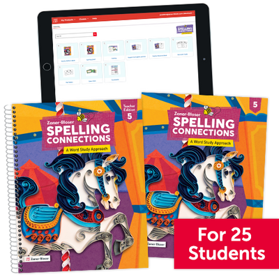 Spelling Connections: A Word Study Approach © 2022 Grade 5 Classroom Package Large