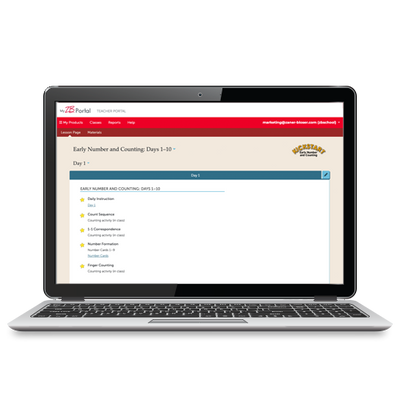 Kickstart: Early Number and Counting © 2022 Grade K Skills MyZBPortal.com Individual License