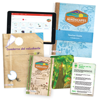 Mindscapes: Becoming Our Best Selves © 2024 Grades 1–2 Classroom Package Bilingual Spanish