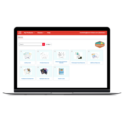 Mindscapes: Becoming Our Best Selves © 2024 Grades K–2 MyZBPortal.com License Spanish Add-On