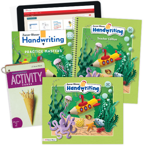 Zaner-Bloser Handwriting © 2025 Grade 2C Classroom Package Large ...