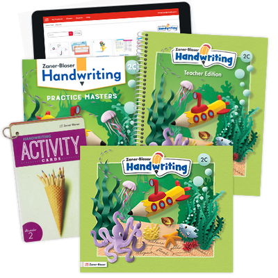Zaner-Bloser Handwriting © 2025 Grade 2C Comprehensive Instructional Package Large