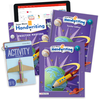 Zaner-Bloser Handwriting © 2025 Grade 4 Comprehensive Instructional Package Large