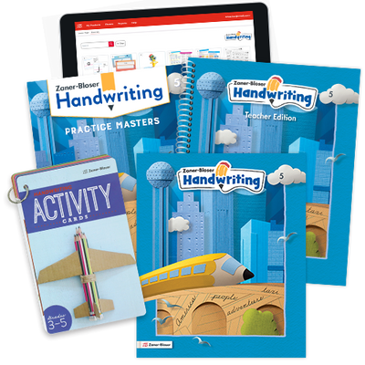 Zaner-Bloser Handwriting © 2025 Grade 5 Comprehensive Instructional Package Large