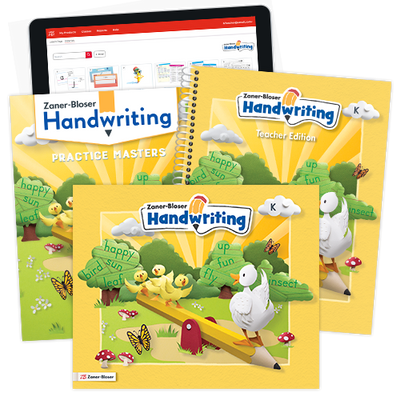 Zaner-Bloser Handwriting © 2025 Grade K Comprehensive Instructional Package Small