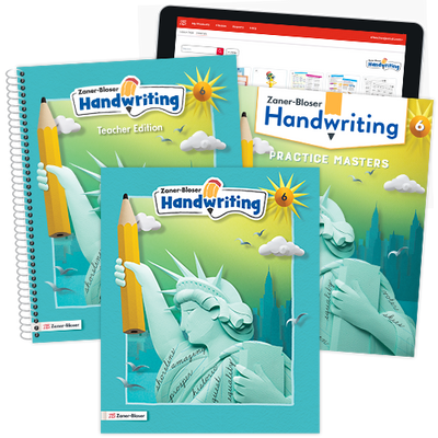 Zaner-Bloser Handwriting © 2025 Grade 6 Comprehensive Instructional Package Small