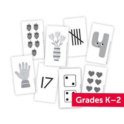 Kickstart: Number Line Activities © 2026 Grades K–2 Card Set