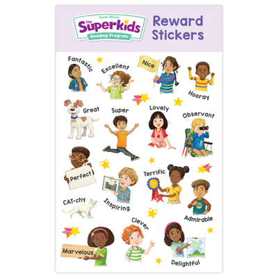 The Superkids Reading Program © 2026 Sticker Pack