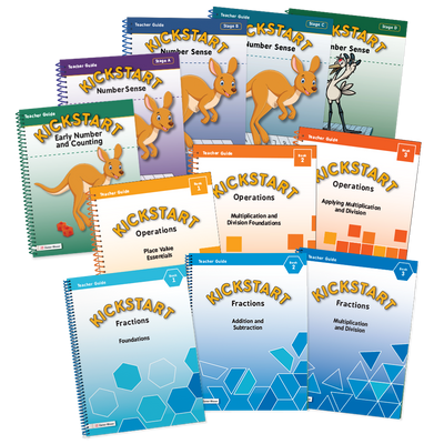 Kickstart Math Intervention © 2026 Grades K–5 Skills Comprehensive Base Package