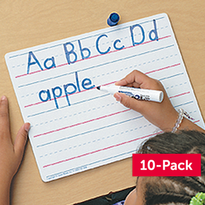 Write-On Wipe-Off Practice Board (10-Pack) – Zaner-Bloser Shop