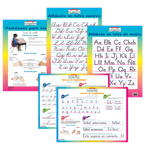 Zaner-Bloser Handwriting Poster Super Pack Spanish (4-Pack)