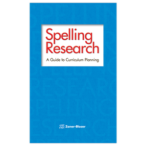 Spelling Research: A Guide to Curriculum Planning