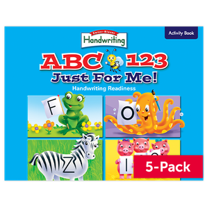 ABC 123 Just For Me! © 2016 Activity Book (5-Pack)