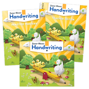 Zaner-Bloser Handwriting © 2020 Grade K Classroom Package Small – Zaner ...