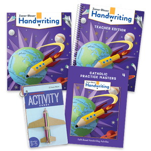 Zaner-Bloser Handwriting © 2020 Grade 4 Catholic Classroom Package Lar ...