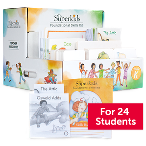 The Superkids Foundational Skills Kit © 2020 Grade K Large Classroom Package