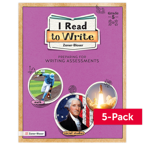 I Read to Write © 2021 Grade 5 Student Edition (5-Pack)