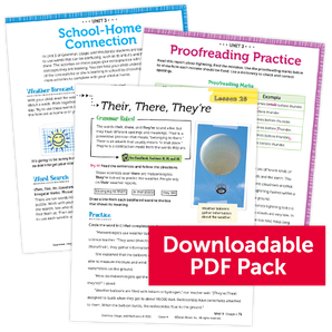 Instant Download Grammar Grade 4 Practice Pack