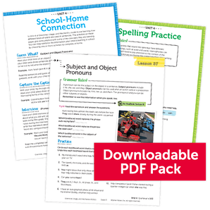 Instant Download Grammar Grade 5 Practice Pack