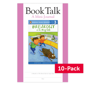 The Superkids Reading Program © 2017 Grade 2 Book Talk Journal for Breakout at the Bug Lab (10-Pack)
