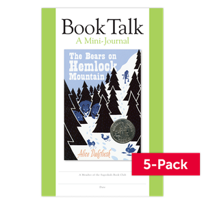The Superkids Reading Program © 2017 Grade 2 Book Talk Journal for The Bears on Hemlock Mountain (5-Pack)