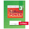 Patterns of Power © 2019 Grade 3 Student Notebook (5-Pack)