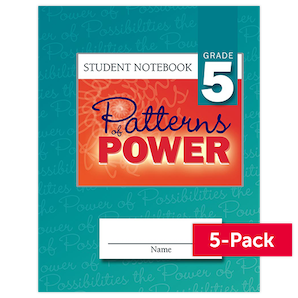 Patterns Of Power © 2019 Grade 5 Student Notebook (5-Pack) – Zaner ...