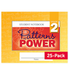 Patterns of Power © 2019 Grade 2 Student Notebook (25-Pack)