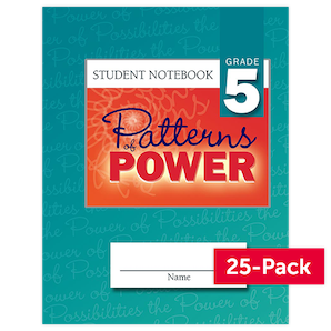 Patterns of Power © 2019 Grade 5 Student Notebook (25-Pack)